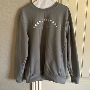 Orangetheory Gray Sweatshirt Size Medium